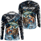 Maxcorners Texas Slam Fishing Camo Long Sleeve Fishing Shirts, Personalized Inshore Slam Fishing Team Jersey LM1610