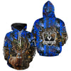 Maxcorners Deer Hunting big game blue camo Grim Reaper Custom Name 3D All over print shirts gifts for Hunters LM2608