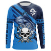 Maxcorners Personalized Mahi mahi Fish reaper Saltwater blue sea UV Long Sleeve Performance Fishing Shirts MT2108