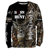 Maxcorners Custom Name Born to Hunt Deer 3D All Over Printed Clothes