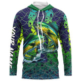 Maxcorners Mahi Mahi Dorado Fishing Performance Fishing Shirt Uv Protection Customize Long Sleeves