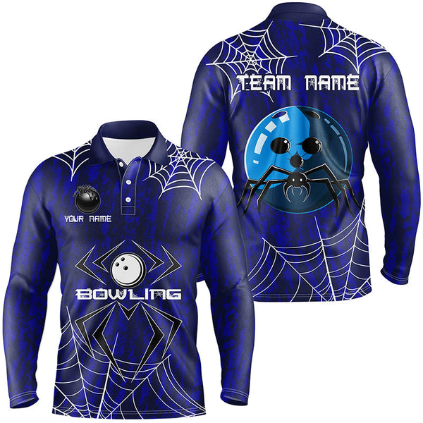 Maxcorners Bowling Ball And Pins Blue CamoCustomized Name, Team Name 3D Shirt