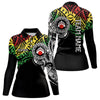 Maxcorners Personalized Tribal pattern Mens Bowling Shirts Custom Bowling outfit for men Team bowling jersey