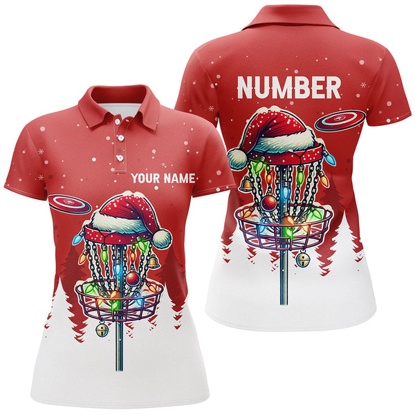 Maxcorners Golf Christmas Disc Basket Frisbee Customized Name 3D Shirt