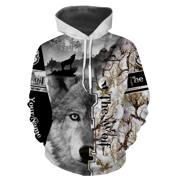 Maxcorners The Wolf Tattoo Predators Hunting Customize Name 3D Shirts