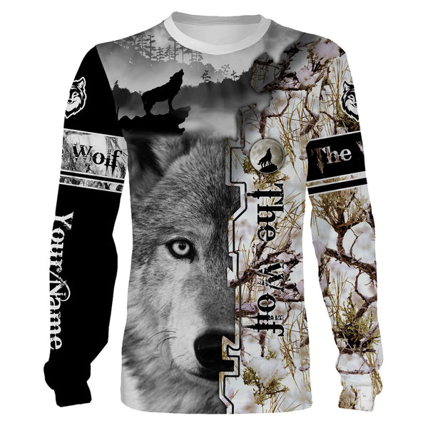 Maxcorners The Wolf Tattoo Predators Hunting Customize Name 3D Shirts