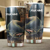 Maxcorners Catfish Fishing Tumbler Customize Name Camo Tumbler