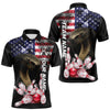 Maxcorners Smoke American Flag Cobra Snake Bowling Shirts for Men Custom patriotic Team Bowling jerseys LM2007
