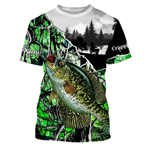 Maxcorners Crappie Fishing 3D Shirts Customize Name