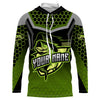 Maxcorners Largemouth bass fishing green shirts Custom name fishing jerseys | Long sleeve, Long Sleeve Hooded LM0201