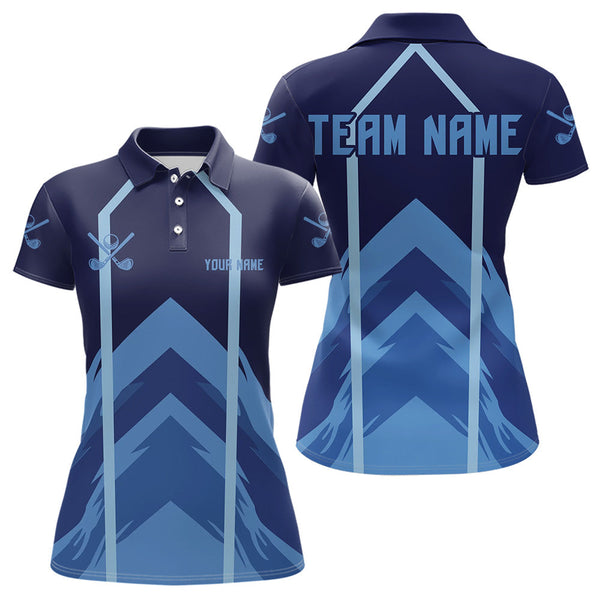 Maxcorners Golf polo shirts For Mens custom team mens golf top, unique golf gifts | BlueMT0306