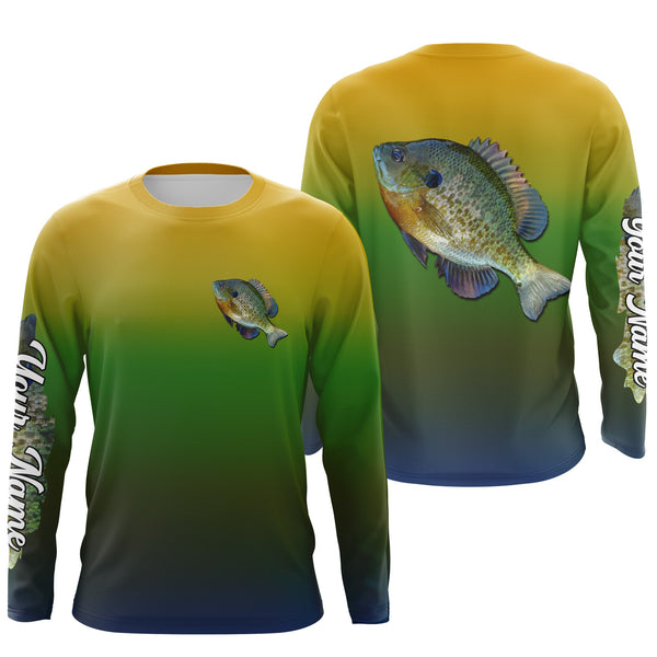 Maxcorners Bluegill Sunfish 3D Shirts Customize Name