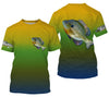 Maxcorners Bluegill Sunfish 3D Shirts Customize Name