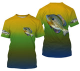 Maxcorners Bluegill Sunfish 3D Shirts Customize Name