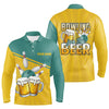 Maxcorners Personalized Bowling For The Beer Retro Bowling Polo Shirt Custom Team Bowling Jerseys For Men And Women
