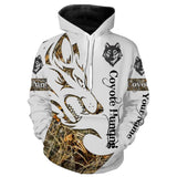 Maxcorners Coyote Hunting Customize Name 3D Shirts
