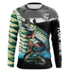Maxcorners Musky fishing scales customize performance long sleeves Fishing shirts, Muskie fishing jerseys LM1112