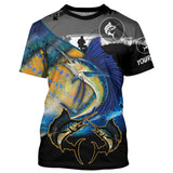 Maxcorners Sailfish fishing scales customize performance long sleeves Fishing shirts, Sailfish fishing jerseys LM2408