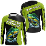 Maxcorners Mahi Mahi fishing Custom Long Sleeve Tournament Fishing Shirts, Performance Dorado Fishing Jerseys MT2108