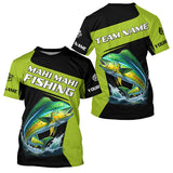Maxcorners Mahi Mahi fishing Custom Long Sleeve Tournament Fishing Shirts, Performance Dorado Fishing Jerseys MT2108