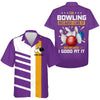 Maxcorners Funny Retro Bowling Jersey Customized Name, Team Name 3D Shirt