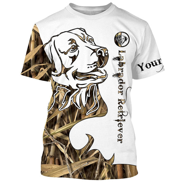 Maxcorners Labrador Retriever Hunting Customize Name 3D Shirts