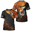 Maxcorners Personalized Redfish Fishing jerseys, Redfish scales lightning thunder tournament fishing shirts LM1112