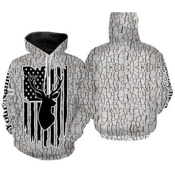 Maxcorners Deer hunting camouflage Customize Name 3D All Over Printed Shirts Personalized Hunting gift For me LM2608