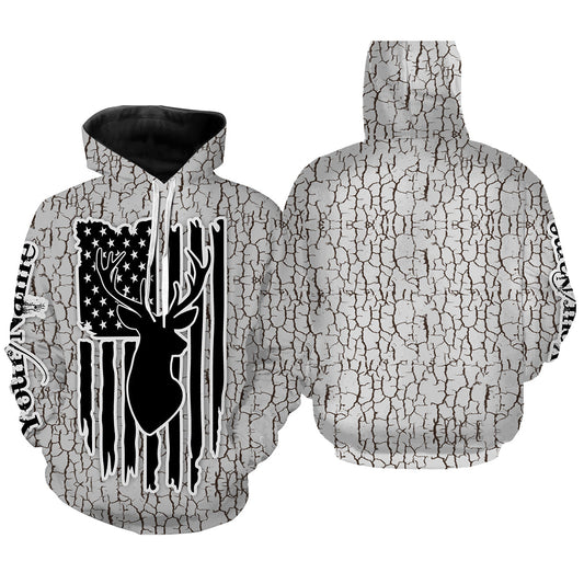 Maxcorners Deer hunting camouflage Customize Name 3D All Over Printed Shirts Personalized Hunting gift For me LM2608