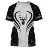 Maxcorners Deer tattoo shirt Custom Name 3D All Over Printed Shirt, leggings - hunting gift LM2608