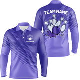 Maxcorners Classic Bowling Jersey Customized Name, Team Name 3D Shirt