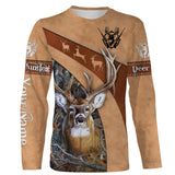 Maxcorners Custom Name Deer Hunting Shirt 3D All Over Printed Clothes