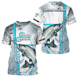 Maxcorners Chinook Salmon fishing scales custom Salmon fishing team jerseys, Salmon fishing apparel MT2108
