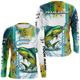 Maxcorners Mahi Mahi fishing green scales custom Mahi mahi fishing team jerseys, Dorado fishing apparel MT2108