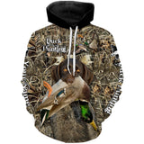 Maxcorners Duck Hunting Customize Name 3D Shirts