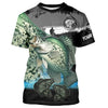 Maxcorners Crappie fishing green scales customize performance long sleeves Fishing shirts, Crappie fishing gifts LM1112