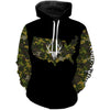 Maxcorners Deer hunting Camo Customize Name 3D All Over Printed Shirts Personalized Hunting gift For Adult And Kid LM2608