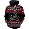 Maxcorners Funny Ugly Sweater pattern Deer shed Hunting Custom All over print Shirts, Christmas shirt for hunte LM2608