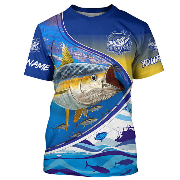 Maxcorners Tuna Fishing 3D Shirts Customize Name