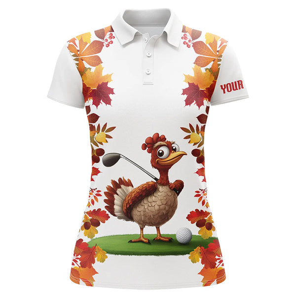 Maxcorners Golf Funny Turkey Customized Name 3D Shirt