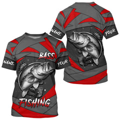 Maxcorners Largemouth Bass Fishing Jerseys Custom name Bass Fishing Shirts for Team, personalized fishing gifts MT2108