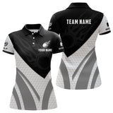 Max Corners Black And White Epic Jersey Customized Name 3D Golf Polo Shirt For Women