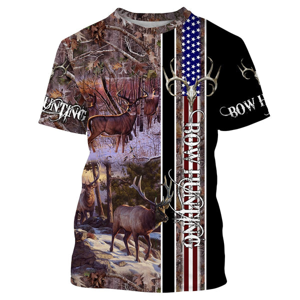 Maxcorners Custom Name Big-game Bow Hunting 3D All Over Printed Clothes