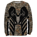 Maxcorners Custom Name Best Deer Bow Hunting 3D All Over Printed Clothes