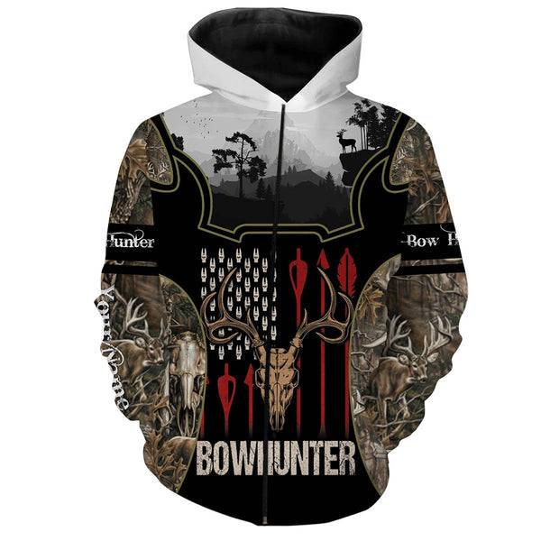 Maxcorners Custom Name Bow Hunting 3D All Over Printed Clothes