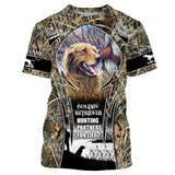 Maxcorners Golden Retriever Hunting Customize Name 3D Shirts