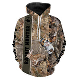 Maxcorners Rabbit Hunting With Beagles Customize Name 3D Shirts