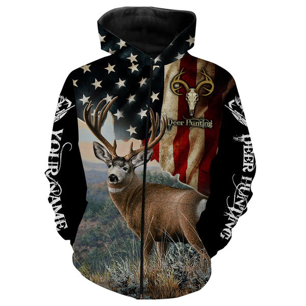 Maxcorners Mule Deer Hunting Customize Name 3D Shirts