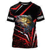 Maxcorners Largemouth Bass Fishing 3D Shirts Customize Name