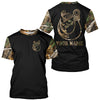 Maxcorners Hunting and Fishing camouflage symbol custom name all over print Shirts Personalized gift MT2108
